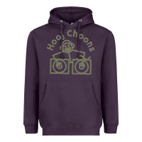 Plum Hooj Choons (Olive Green) Heavyweight Hoodie - FloraArt