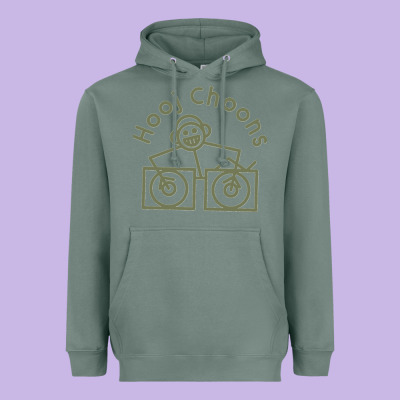 Hooj Choons (olive Green) Heavyweight Hoodie Designed By Floraart