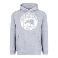 Heather Grey oakland california 1966 black panther party   dist Heavyweight Hoodie - FloraArt
