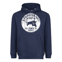 Navy oakland california 1966 black panther party   dist Heavyweight Hoodie - FloraArt