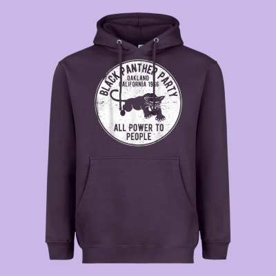 Oakland California 1966 Black Panther Party   Dist Heavyweight Hoodie Designed By Floraart