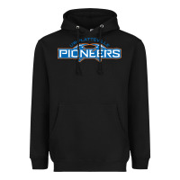 Black wisconsin platteville pioneers Heavyweight Hoodie - FloraArt