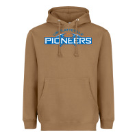Toasted Coconut wisconsin platteville pioneers Heavyweight Hoodie - FloraArt