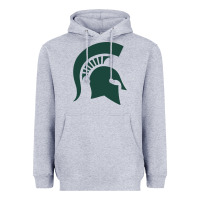 Heather Grey the michigan state spartans Heavyweight Hoodie - FloraArt
