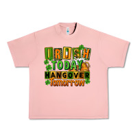 Salmon Irish today hangover tomorrow  St. Patricks Day Urban Heavy Tee - FaDigitalArtStudio