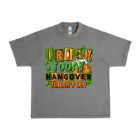 Tornado Irish today hangover tomorrow  St. Patricks Day Urban Heavy Tee - FaDigitalArtStudio