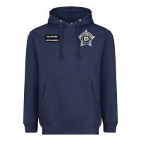 Navy CHICAGO P.D - DETECTIVE JAY HALSTEAD - INTELLIGENCE BADGE VEST Heavyweight Hoodie - FloraArt
