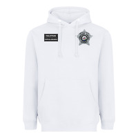 White CHICAGO P.D - DETECTIVE JAY HALSTEAD - INTELLIGENCE BADGE VEST Heavyweight Hoodie - FloraArt