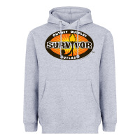 Heather Grey Survivor Outwit, Outplay, Outlast Heavyweight Hoodie - FloraArt