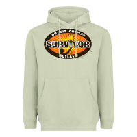 Matcha Survivor Outwit, Outplay, Outlast Heavyweight Hoodie - FloraArt