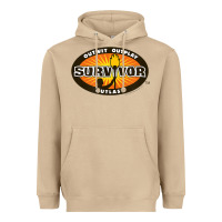 Mushroom Survivor Outwit, Outplay, Outlast Heavyweight Hoodie - FloraArt