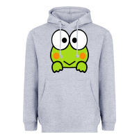 Heather Grey keroppi Heavyweight Hoodie - FloraArt
