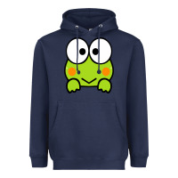 Navy keroppi Heavyweight Hoodie - FloraArt