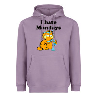 Lavender i hate monday Heavyweight Hoodie - FloraArt