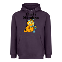 Plum i hate monday Heavyweight Hoodie - FloraArt