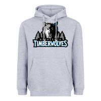 Heather Grey timberwolves Heavyweight Hoodie - FloraArt