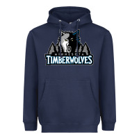 Navy timberwolves Heavyweight Hoodie - FloraArt