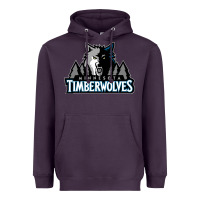 Plum timberwolves Heavyweight Hoodie - FloraArt