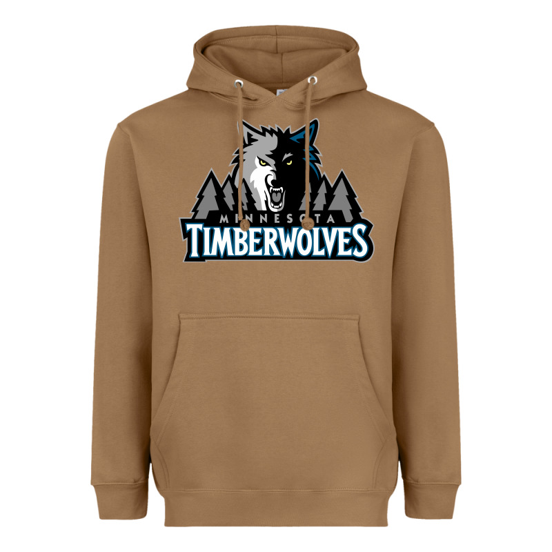 Timberwolves Heavyweight Hoodie by FloraArt | Teevron