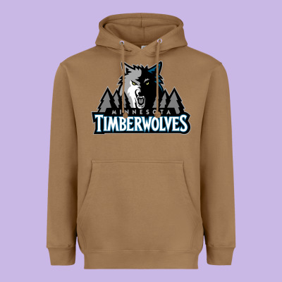 Timberwolves Heavyweight Hoodie Designed By Floraart