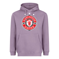 Lavender United manchester Heavyweight Hoodie - FloraArt