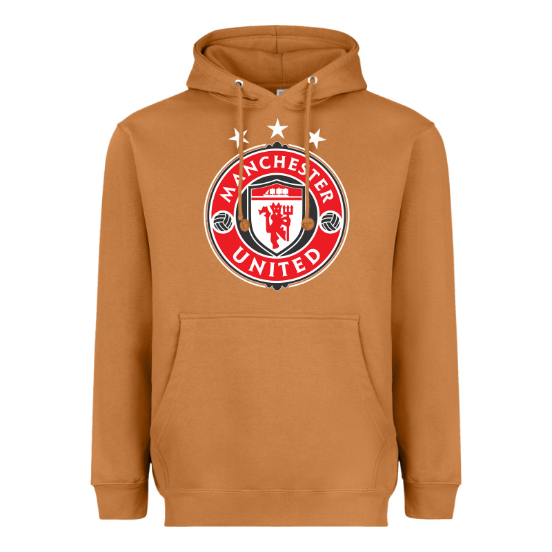 United Manchester Heavyweight Hoodie by FloraArt | Teevron