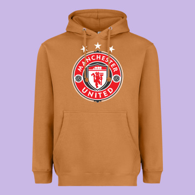 United Manchester Heavyweight Hoodie Designed By Floraart