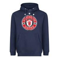 Navy United manchester Heavyweight Hoodie - FloraArt