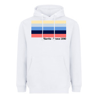 White biarritz france 1990 Heavyweight Hoodie - FloraArt