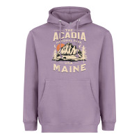 Lavender acadia national park maine nature hike outdoors vintage t shirt Heavyweight Hoodie - ArtMosaic