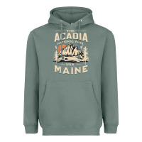 Sage acadia national park maine nature hike outdoors vintage t shirt Heavyweight Hoodie - ArtMosaic