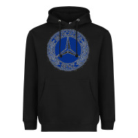 Black white amg Heavyweight Hoodie - ArtMosaic