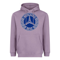 Lavender white amg Heavyweight Hoodie - ArtMosaic