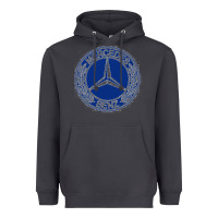 Smoke white amg Heavyweight Hoodie - ArtMosaic