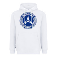 White white amg Heavyweight Hoodie - ArtMosaic