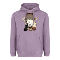 Lavender Detective Sheep Lamb Spy Investigator Farmer Sheep Lover 53 Heavyweight Hoodie - ArtMosaic