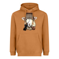 Meerkat Detective Sheep Lamb Spy Investigator Farmer Sheep Lover 53 Heavyweight Hoodie - ArtMosaic