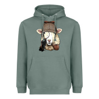 Sage Detective Sheep Lamb Spy Investigator Farmer Sheep Lover 53 Heavyweight Hoodie - ArtMosaic