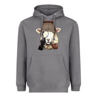 Storm Detective Sheep Lamb Spy Investigator Farmer Sheep Lover 53 Heavyweight Hoodie - ArtMosaic