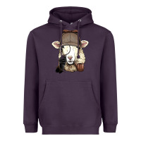 Plum Detective Sheep Lamb Spy Investigator Farmer Sheep Lover 53 Heavyweight Hoodie - ArtMosaic