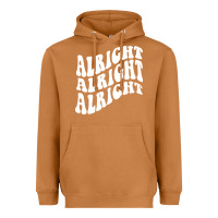 Meerkat alright alright alright Heavyweight Hoodie - ArtMosaic
