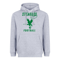 Heather Grey steagles football est 1943 phil phit combine team pullover hoodie Heavyweight Hoodie - ArtMosaic
