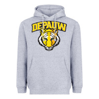 Heather Grey depauw clubs Heavyweight Hoodie - ArtMosaic