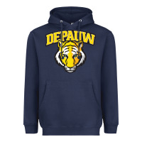 Navy depauw clubs Heavyweight Hoodie - ArtMosaic