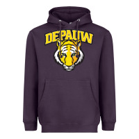 Plum depauw clubs Heavyweight Hoodie - ArtMosaic