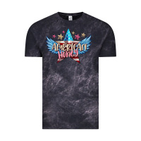 Cloud Black American honey 4th of july Vintage Tee - FaDigitalArtStudio