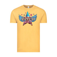 Vintage Mustard American honey 4th of july Vintage Tee - FaDigitalArtStudio