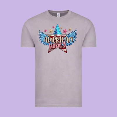 American Honey 4th Of July Vintage Tee Designed By Fadigitalartstudio
