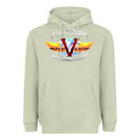 Matcha Victory Motorcycles Heavyweight Hoodie - ArtMosaic