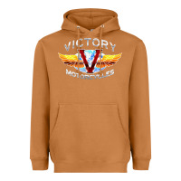 Meerkat Victory Motorcycles Heavyweight Hoodie - ArtMosaic